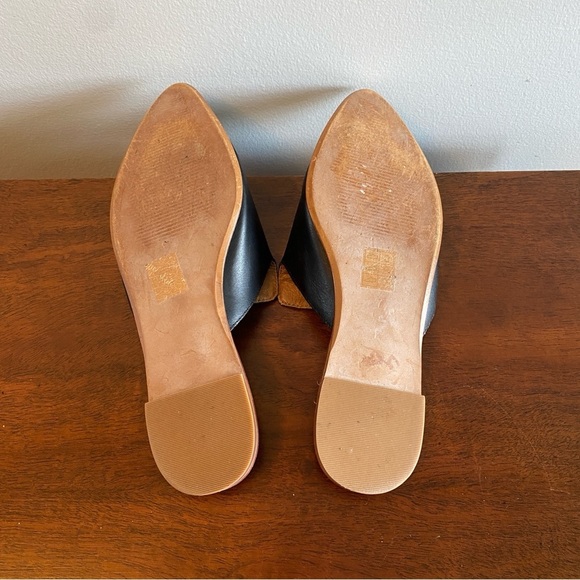Madewell Black Leather Mules – Women’s Size 7 - Picture 7 of 7